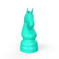 Chess object isolated on background photo