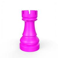 Chess object isolated on background photo