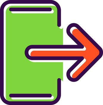 diseño de icono de vector de salida