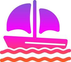 diseño de icono de vector de barco