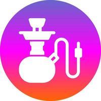 Hookah Vector Icon Design