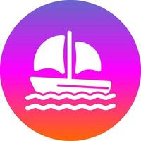 diseño de icono de vector de barco