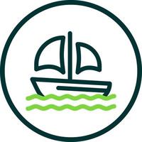 Boat Vector Icon Design