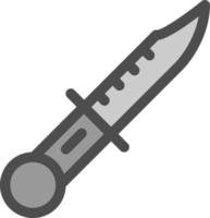 Dagger Vector Icon Design
