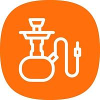 Hookah Vector Icon Design