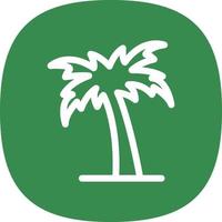 Dubai Tree Vector Icon Design