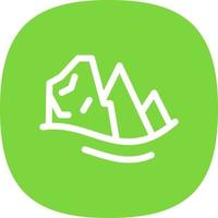 Mountains Vector Icon Design