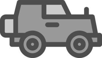 Offroad Vector Icon Design