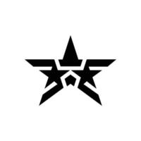 Star icon template vector