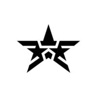 Star icon template vector