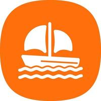 diseño de icono de vector de barco