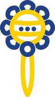 Rattle Vector Icon Design