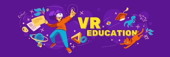 VR education poster, Virtual reality technologies