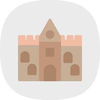 diseño de icono de vector de castillo