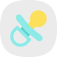 Pacifier Vector Icon Design