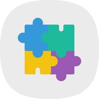 Puzzle Vector Icon Design