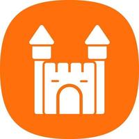 Bouncy Castle Vector Icon Design