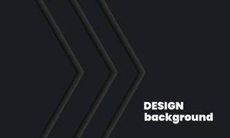 illustration black abstract vector long banner minimal background