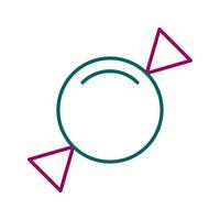 Unique Candy Vector Line Icon