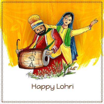 Happy Lohri Festival | FreeVectors