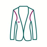Unique Jacket Vector Line Icon