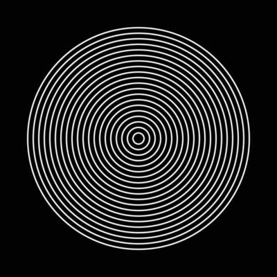 Vòng tròn trắng trên nền đen mang tới một sự kết hợp hoàn hảo của sự đơn giản nhưng không kém phần độc đáo. Hãy xem hình ảnh meme \