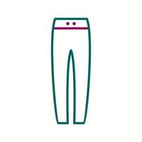 Unique Warm Trouser Vector Line Icon
