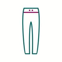 Unique Warm Trouser Vector Line Icon