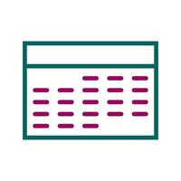 Beautiful Calendar vector line icon