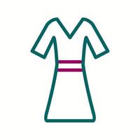 Beautiful Cloth vector line icon