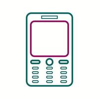 Beautiful Phone vector line icon