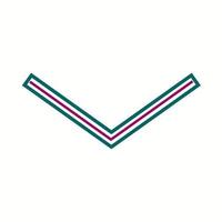 Beautiful Arrow Down Line Vector Icon