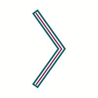 Beautiful Arrow Right Line Vector Icon