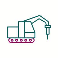 Beautiful Machine Line Vector Icon