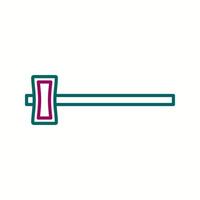 Beautiful Hammer Line Vector Icon