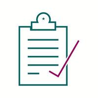 Beautiful Check Report Vector Icon