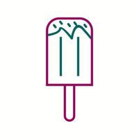 Beautiful Ice lolly Line Vector Icon