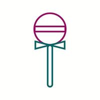 Beautiful Lollipop Line Vector Icon