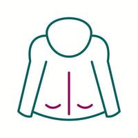 Beautiful Jacket Line Vector Icon