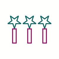 Beautiful Ranking Line Vector Icon