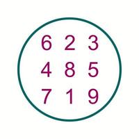 Beautiful Number Theory Line Vector Icon