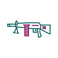 Machine Gun Vector Icon