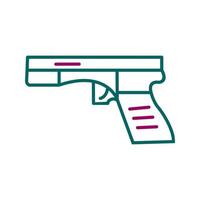 icono de vector de pistola