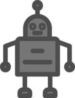 diseño de icono de vector de robot