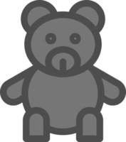 Teddy Vector Icon Design