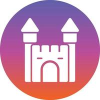 Bouncy Castle Vector Icon Design