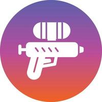 Water Gun Vector Icon Design