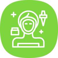 Facial Treatment Vector Icon Design