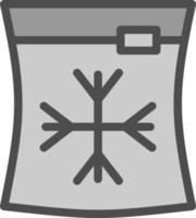 Ice Bag Vector Icon Design