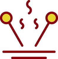 Incense Sticks Vector Icon Design